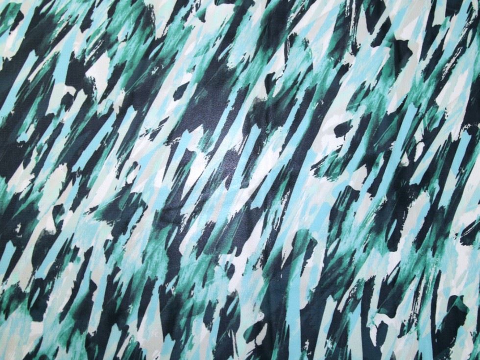John Kaldor Teal Ice Sheer Chiffon Fabric