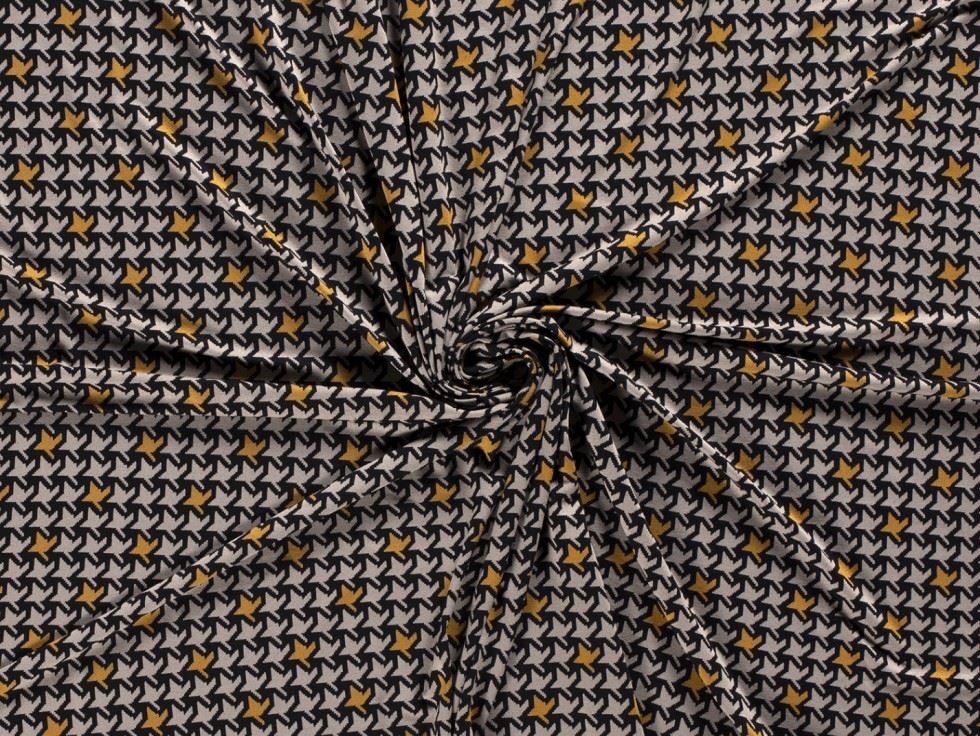 Viscose Jersey Stretch Knit Fabric Ochre