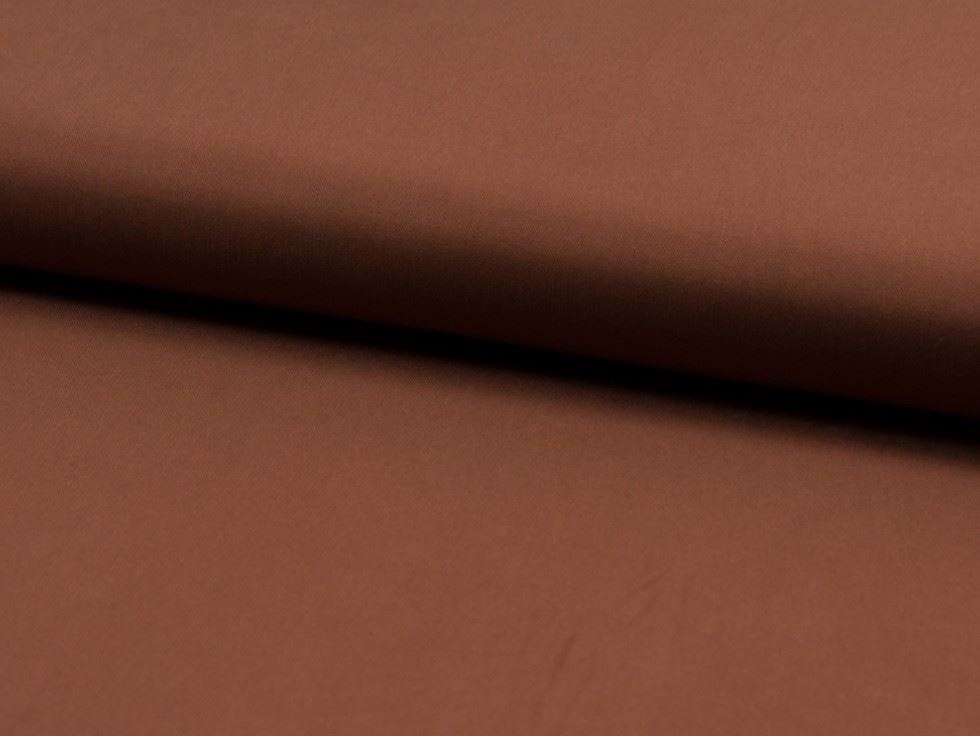 Terracotta Deadstock Cindy Viscose Twill Fabric