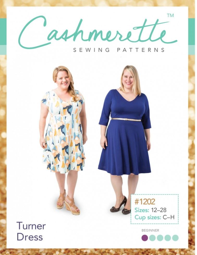 Cashmerette Light Sewing Pattern Turner Dress