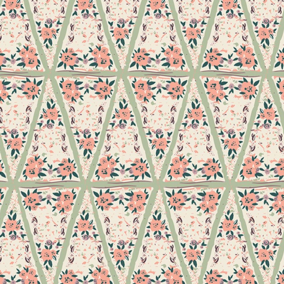 Art Gallery Fabrics Hello Ollie 100% Cotton Poplin Fabric Winnow Frock Charmed