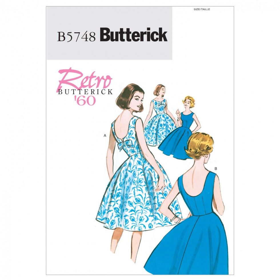 Butterick Paper Sewing Pattern 5748
 