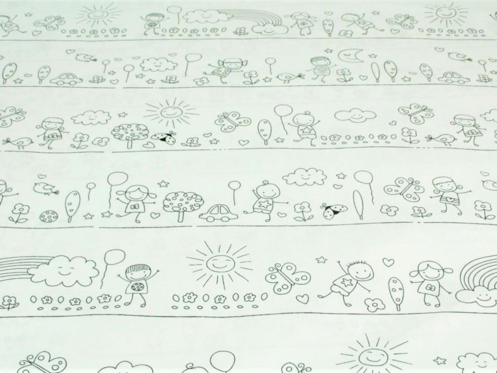 100% Cotton Poplin Fabric White