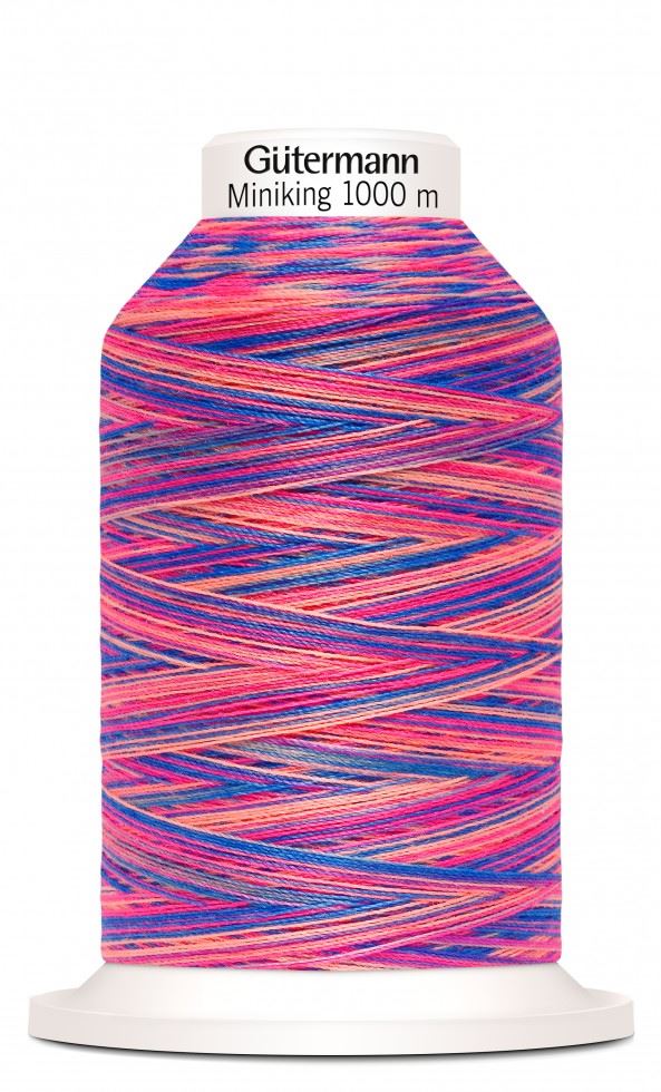 Minerva Multicolour Miniking Overlocker Thread 9814 Gutermann 7152649814