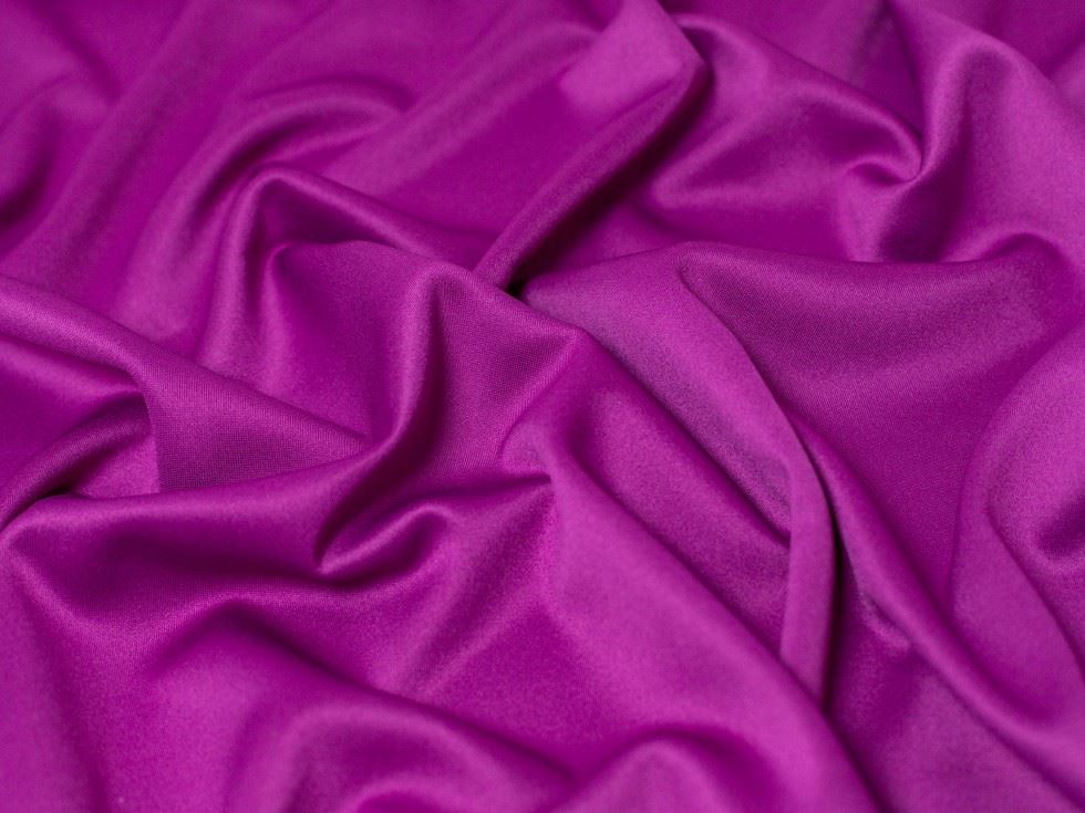 Minerva Core Range Purple Scuba Stretch Knit Fabric