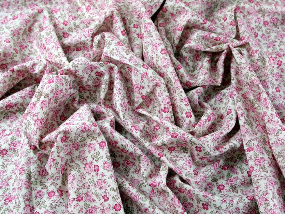 Pink Cotton Lawn Fabric