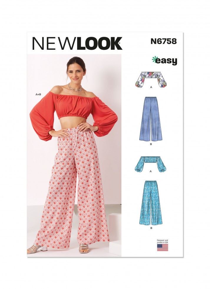 New Look Paper Sewing Pattern 6758
 