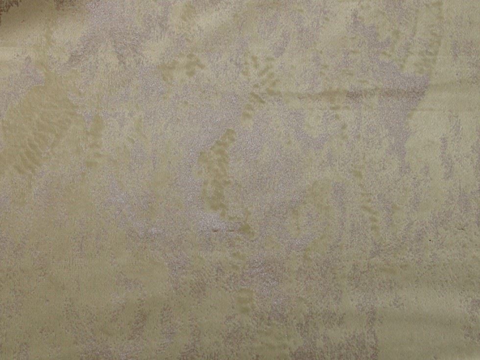 Deadstock Avalon Heavy Velour Fabric Oatmeal Silver