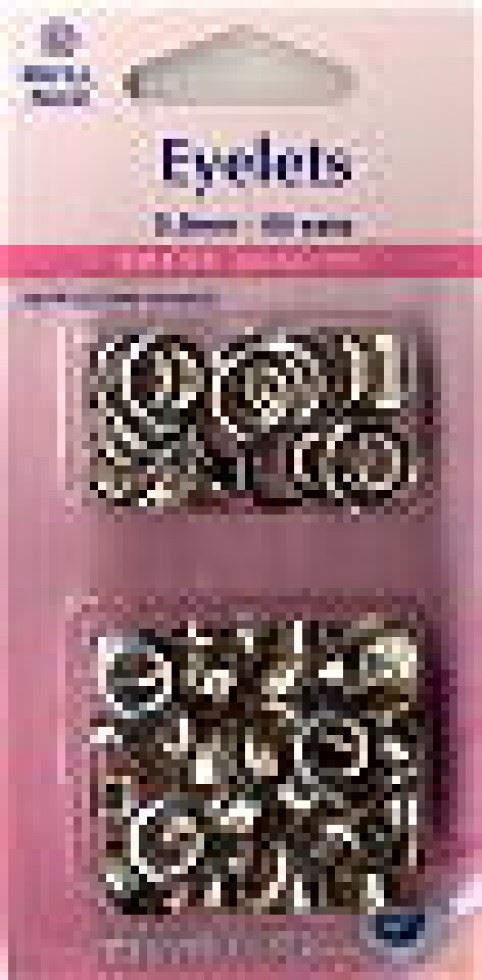 Hemline Silver Metal Eyelets Refill