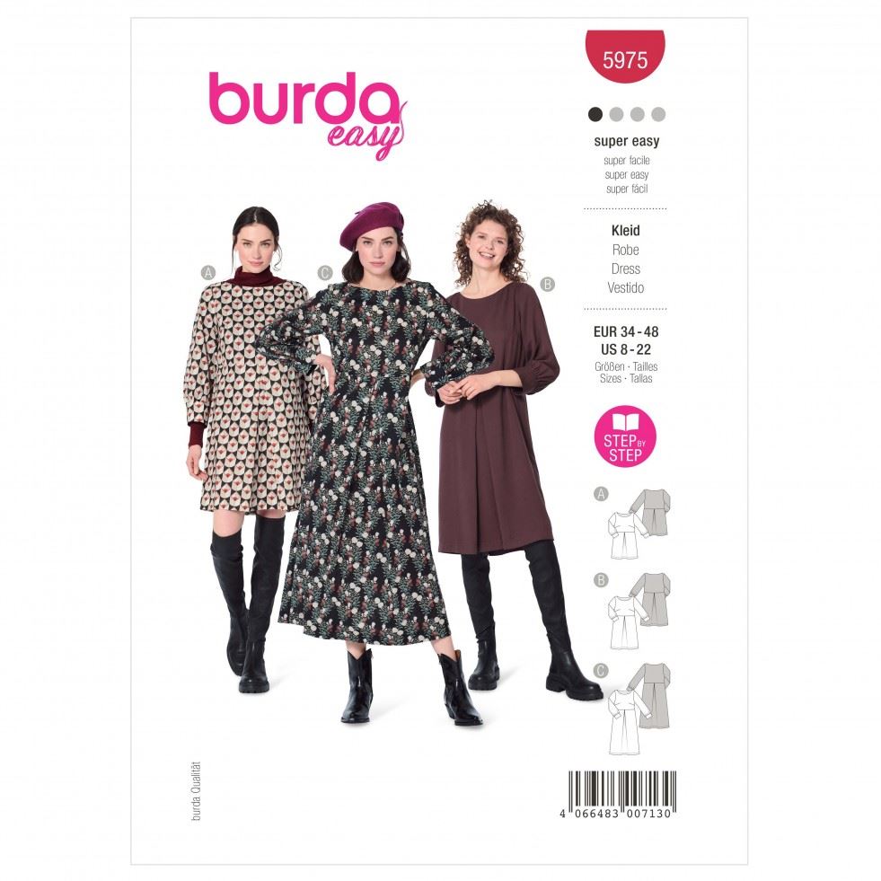 Burda Paper Sewing Pattern 5975
 
