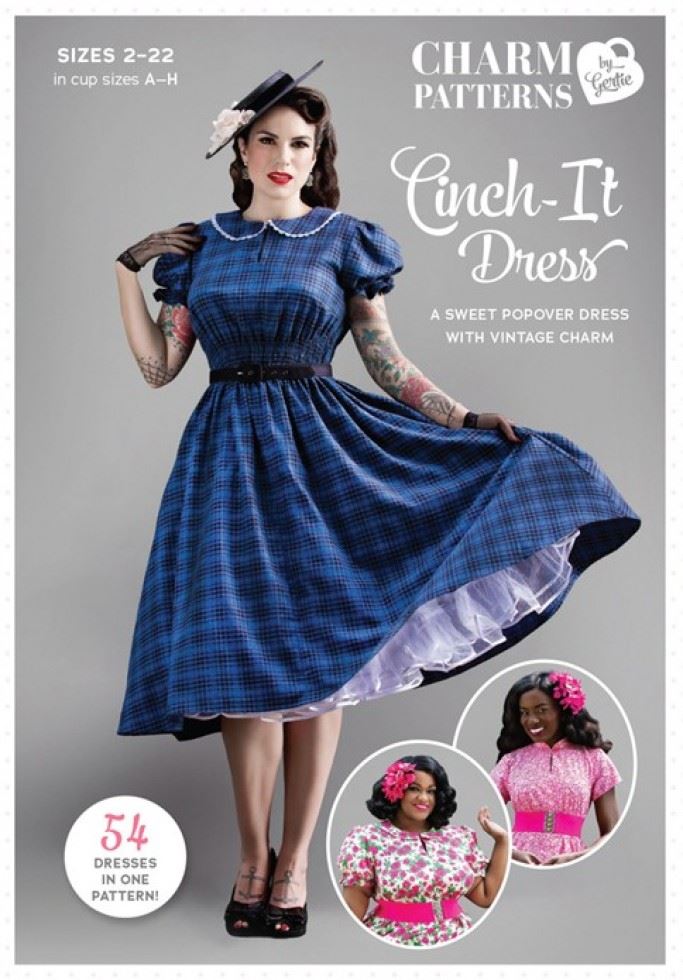 Charm Patterns Paper Sewing Pattern Cinch It Dress
 
