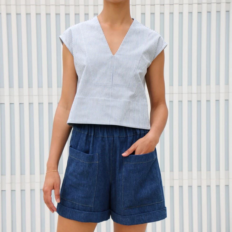 Tessuti Paper Sewing Pattern Sonia Shorts