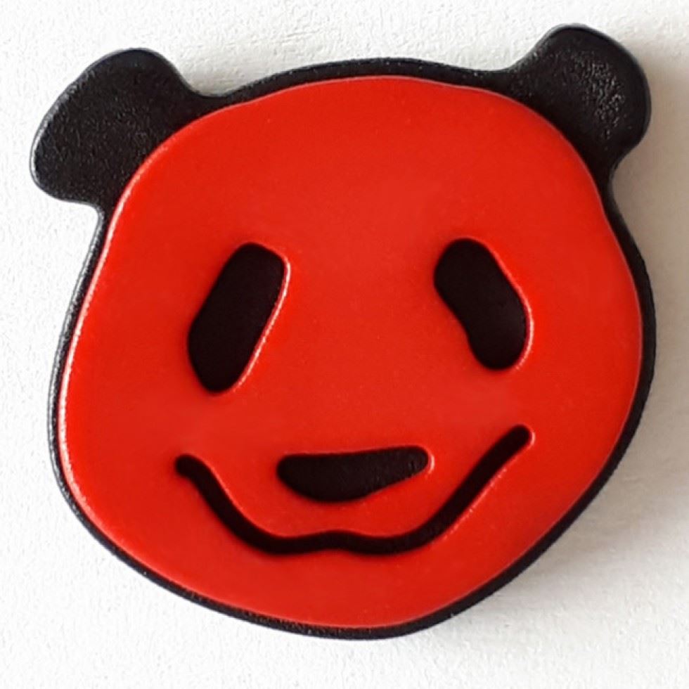 Dill Panda Shank Buttons (Value Pack) Red
 