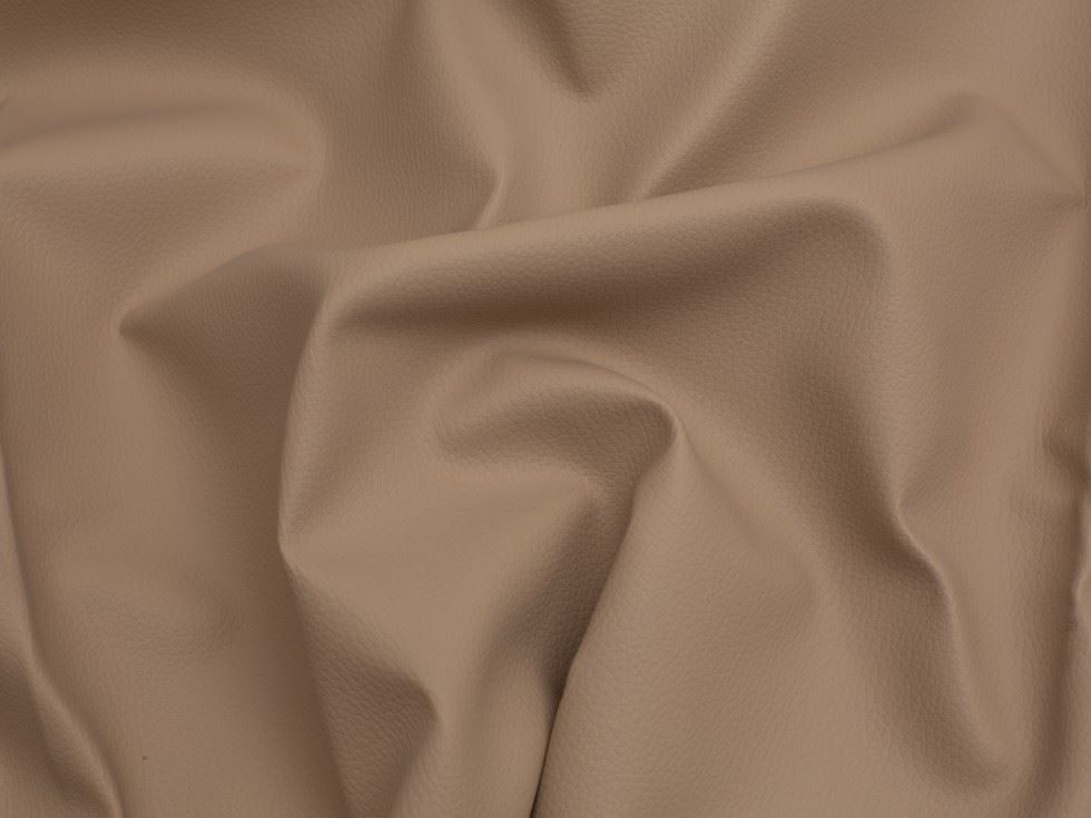 Minerva Core Range Fire Retardant Faux Leather Fabric Beige
 