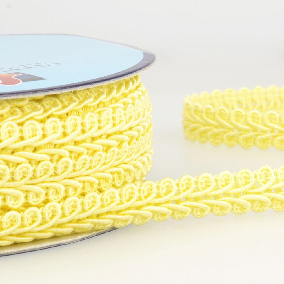 Stephanoise Gimp Braid Trim Straw Yellow
 