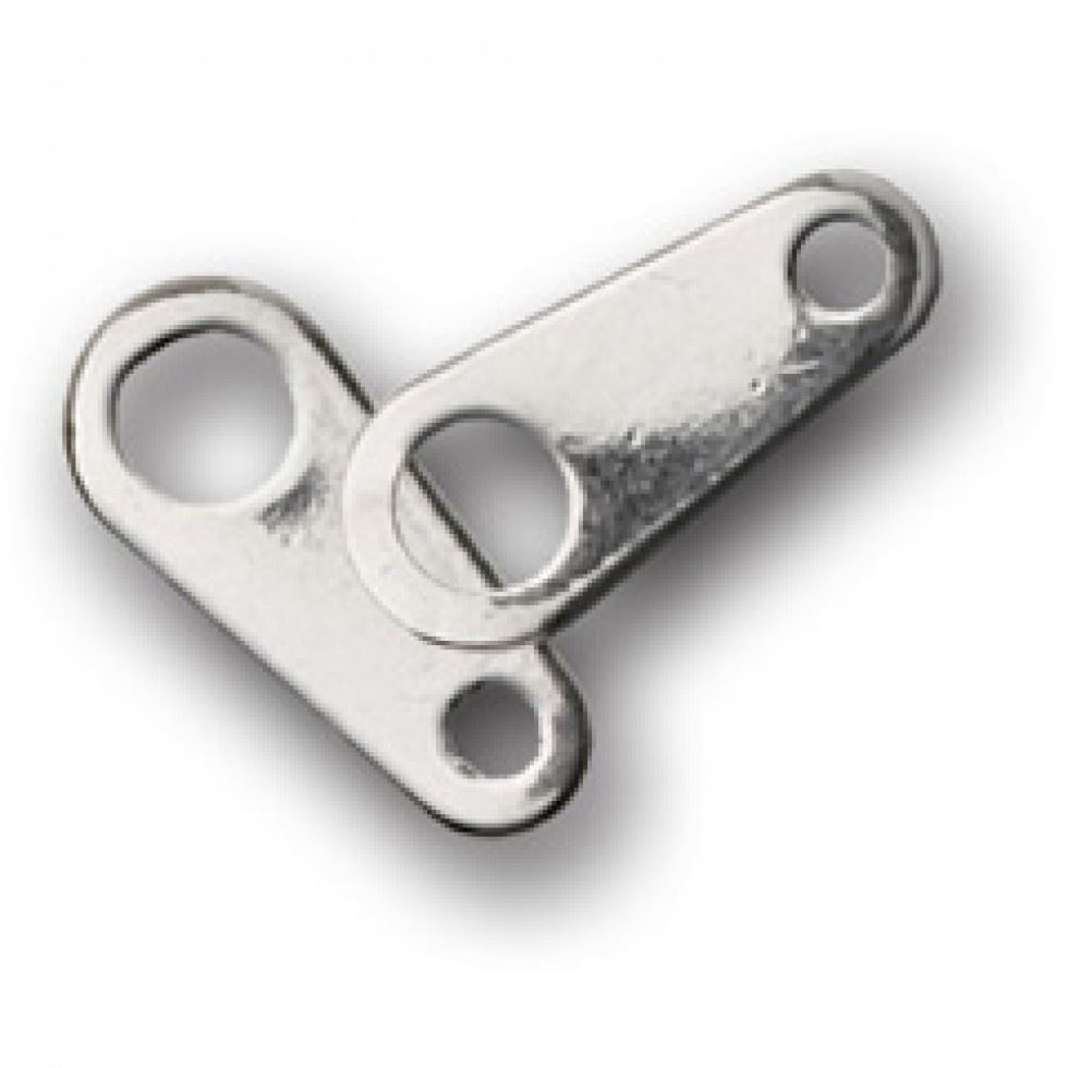 Trimits Silver Necklace Tag Findings (Value Pack Of 3)