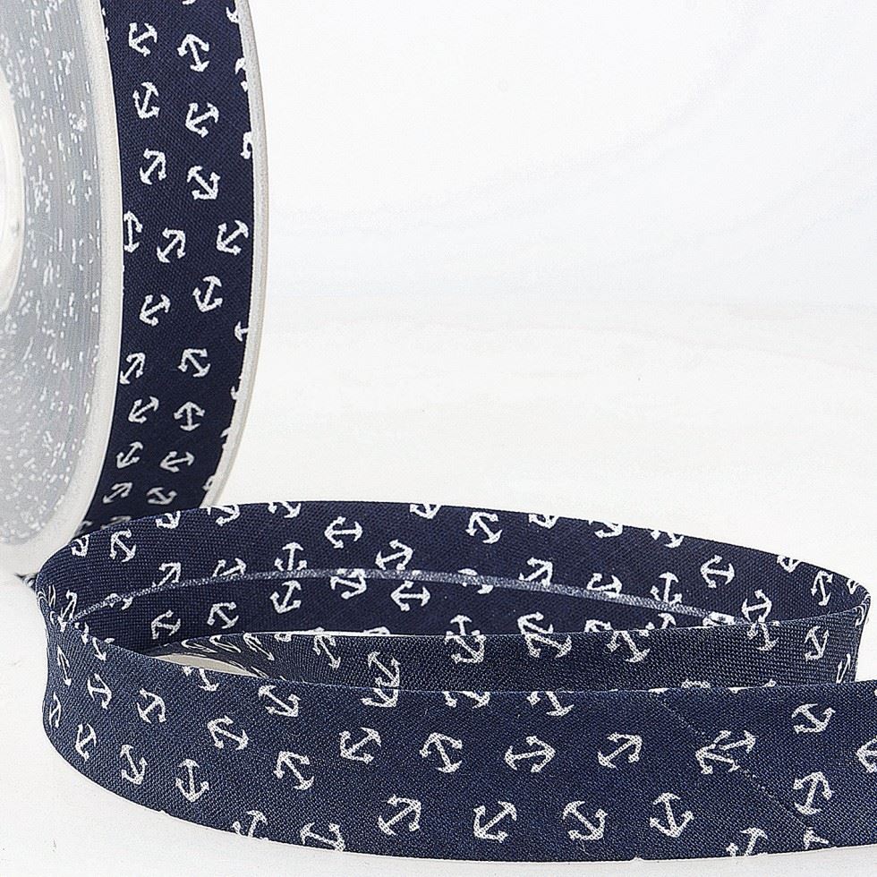 Stephanoise Anchor Bias Binding Tape Blue
 