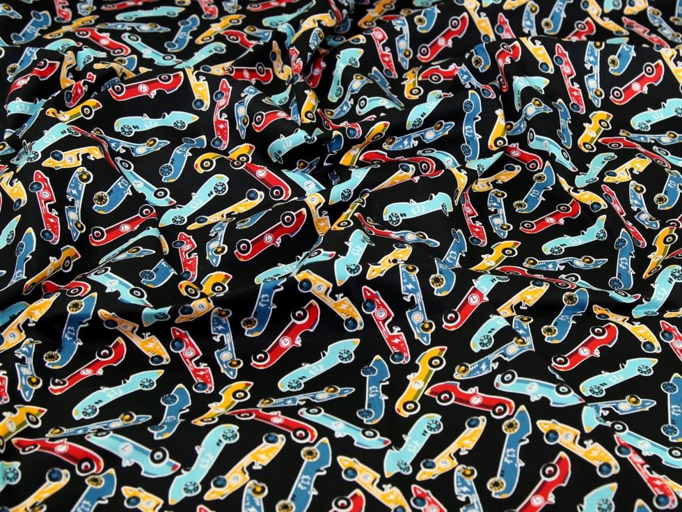 Deadstock 100% Cotton Poplin Fabric Black
 