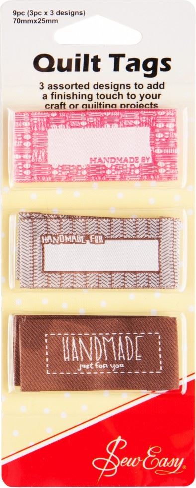 Sew Easy Quilt Tags Labels
