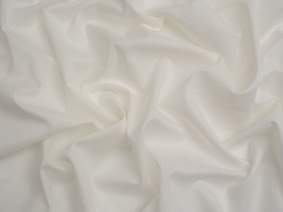 Minerva Core Range Ivory 100% Cotton Lawn Fabric