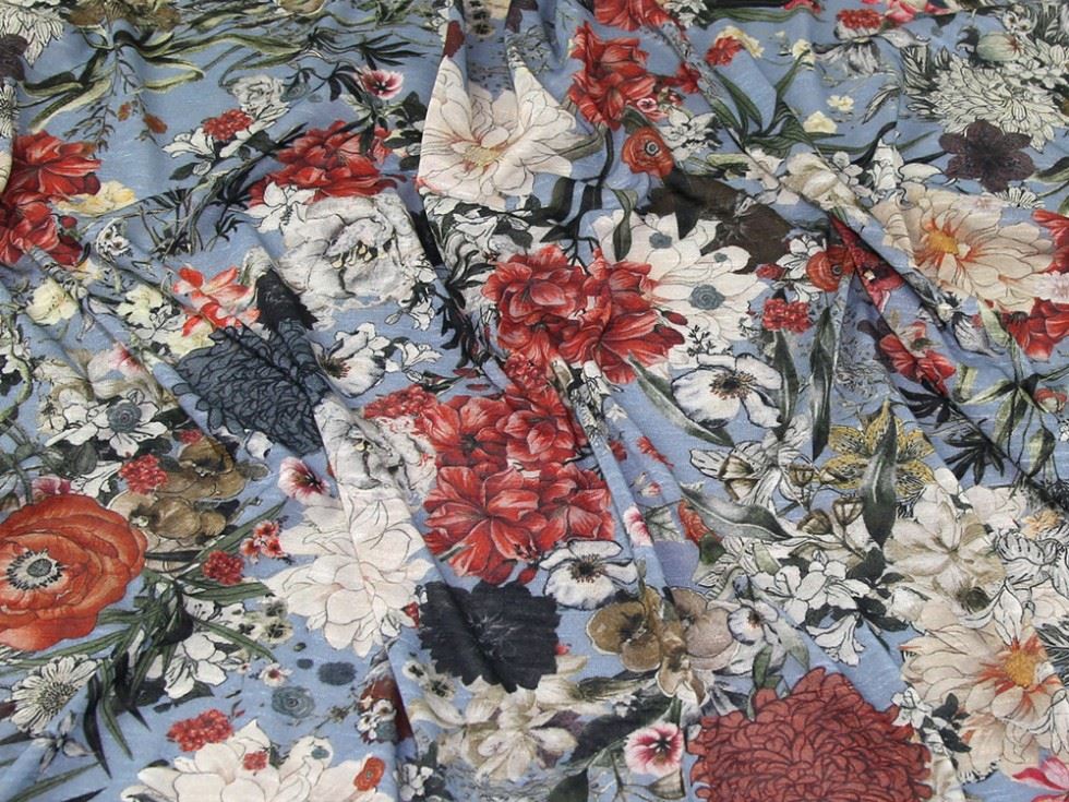 Lady Mcelroy Smoke Slub Sweater Knit Stretch Fabric