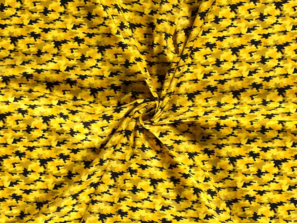 100% Cotton Poplin Fabric Ochre
 