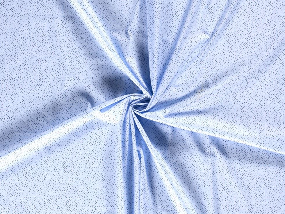 100% Cotton Poplin Fabric Blue
 