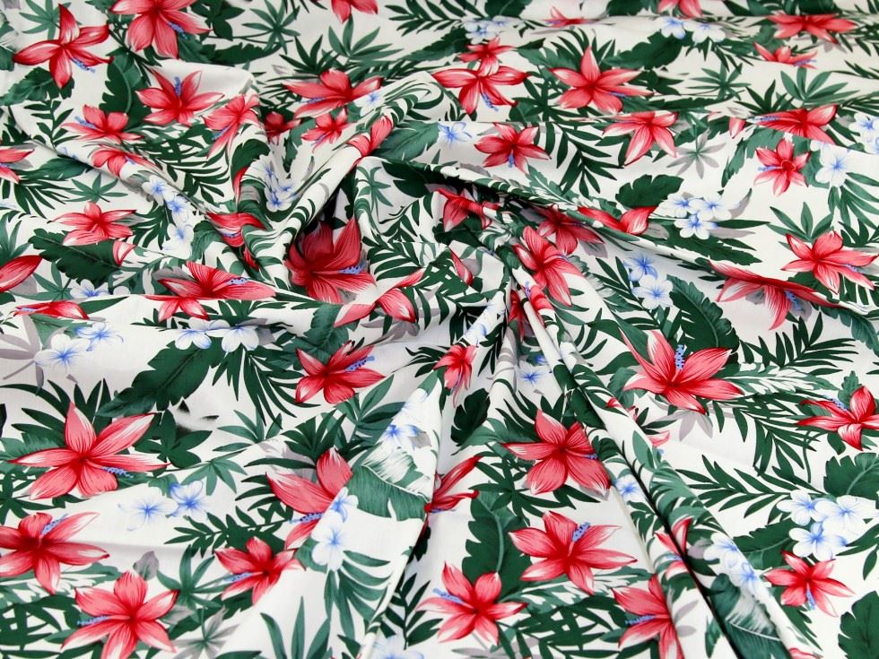 White Deadstock 100% Cotton Poplin Fabric