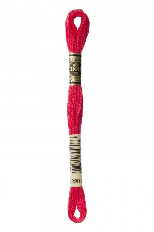DMC Stranded Cotton Embroidery Thread 3801
 