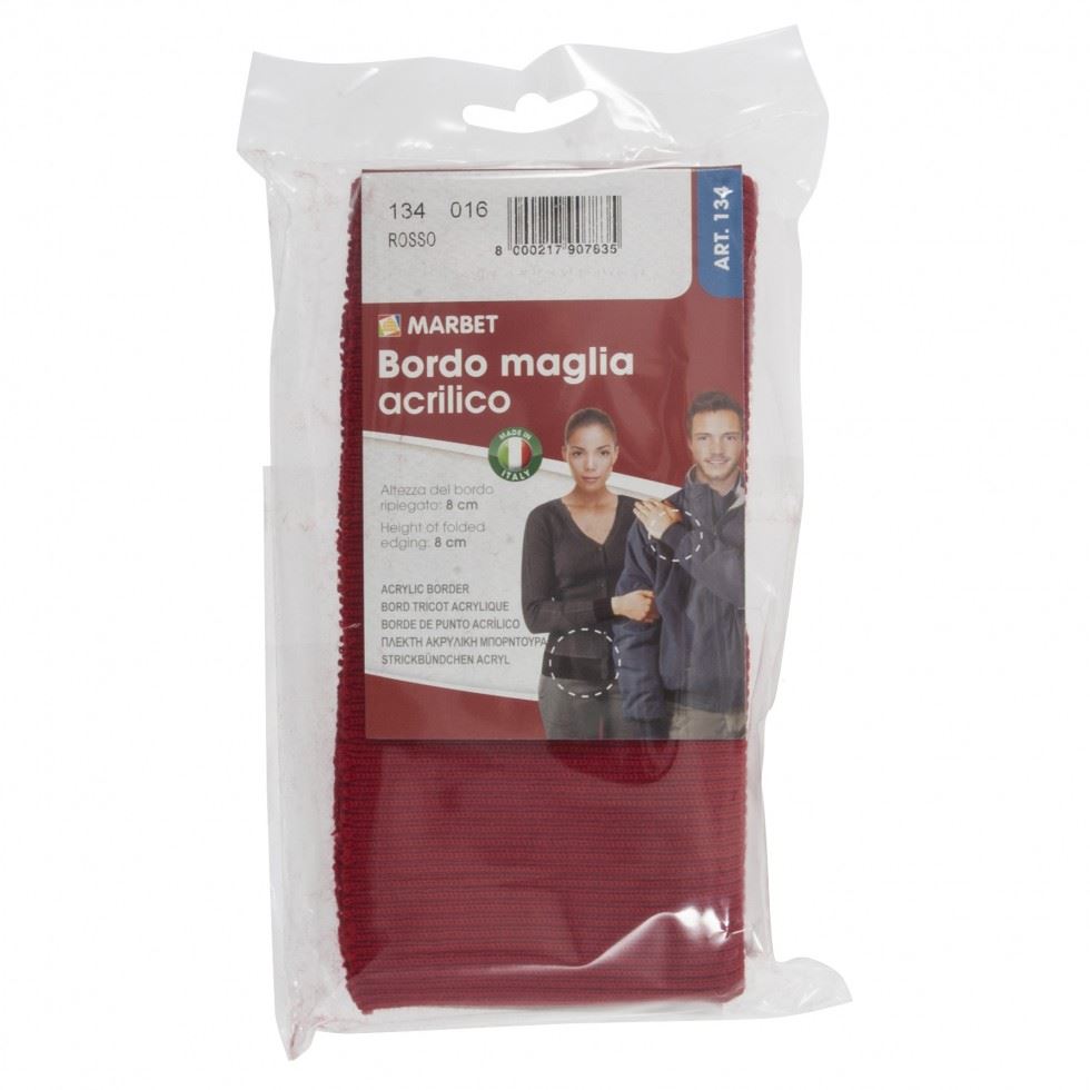 Marbet Red Waistband Ribbing