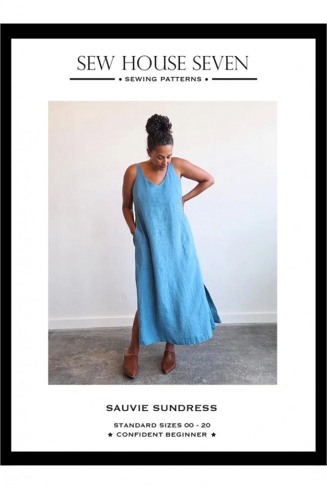 Sew House Seven Paper Sewing Pattern Sauvie Sundress
 