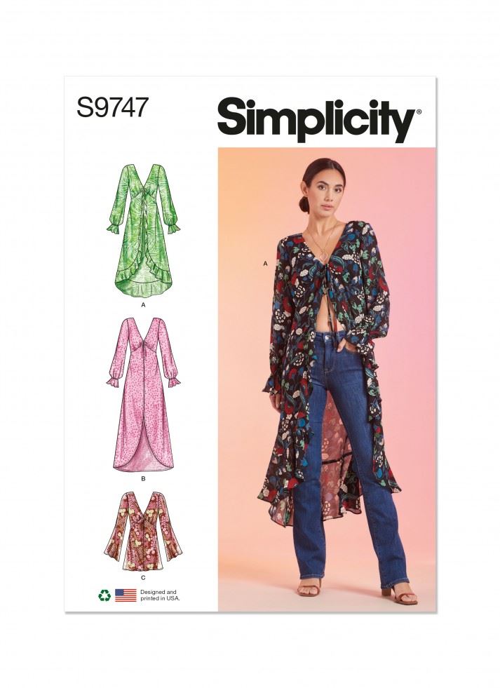 Simplicity Paper Sewing Pattern 9747
 