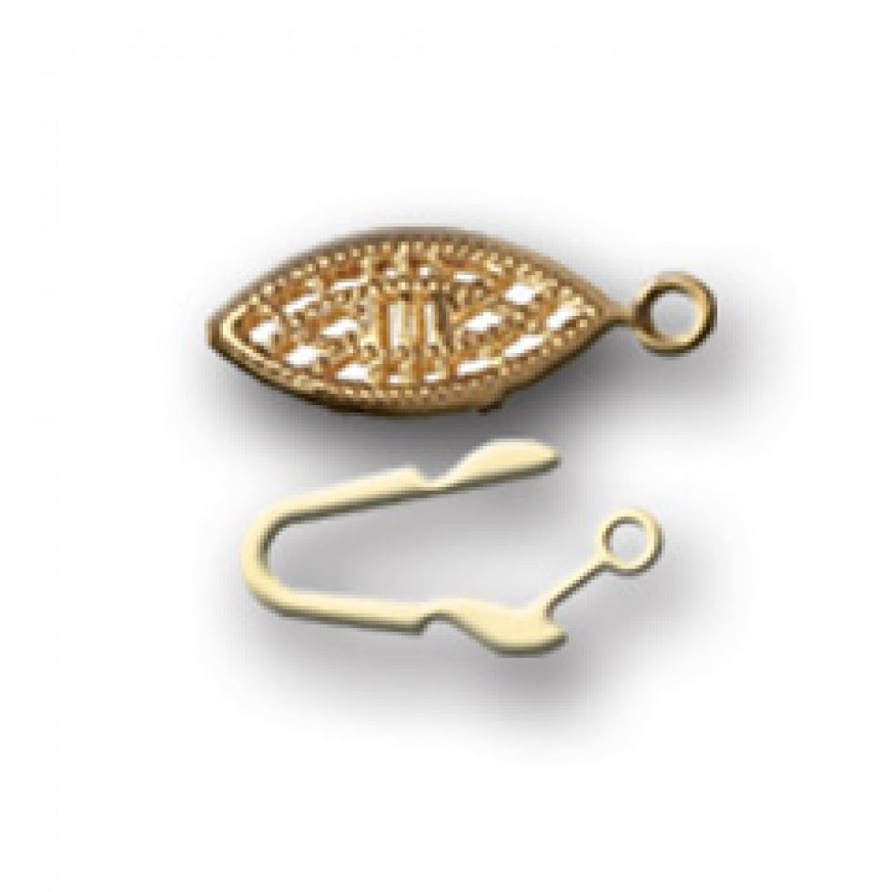 Trimits Gold Filigree Clasp Findings (Value Pack Of 3)