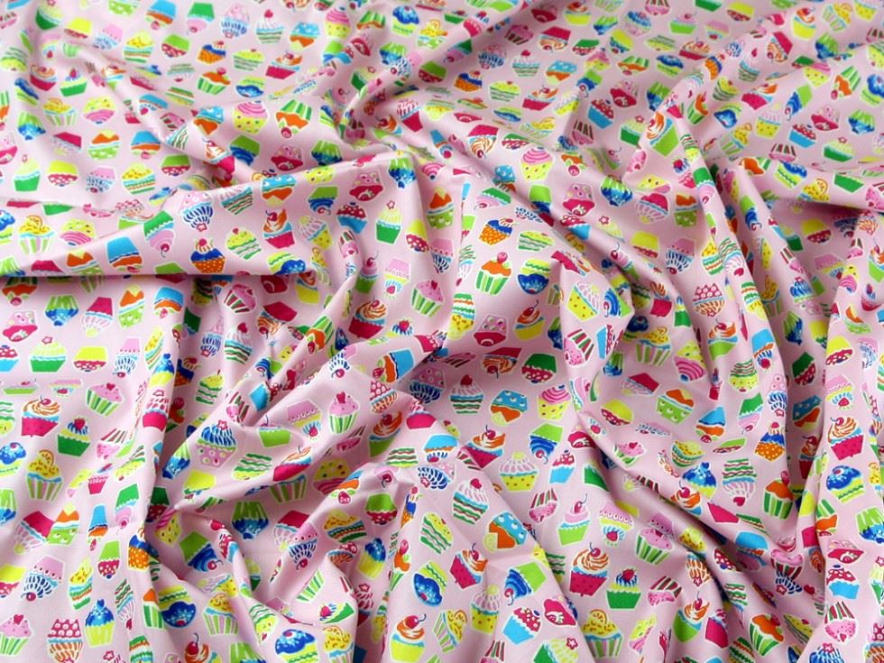 100% Cotton Poplin Fabric Pink
 