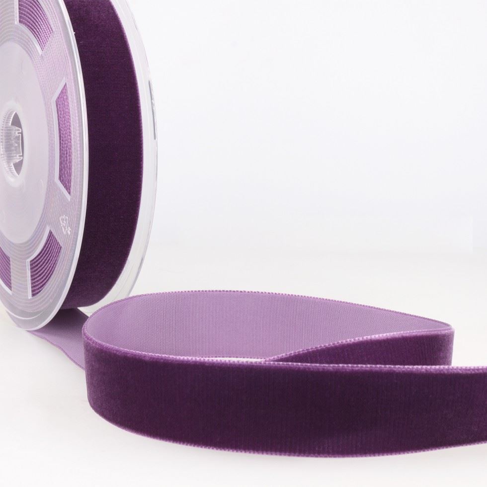 Stephanoise Velvet Ribbon Plum
 