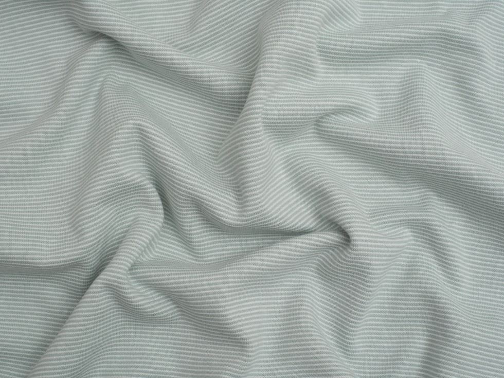 Minerva Core Range Baby Soft Yarn Dyed Tubular Ribbing Stretch Knit Fabric Aqua