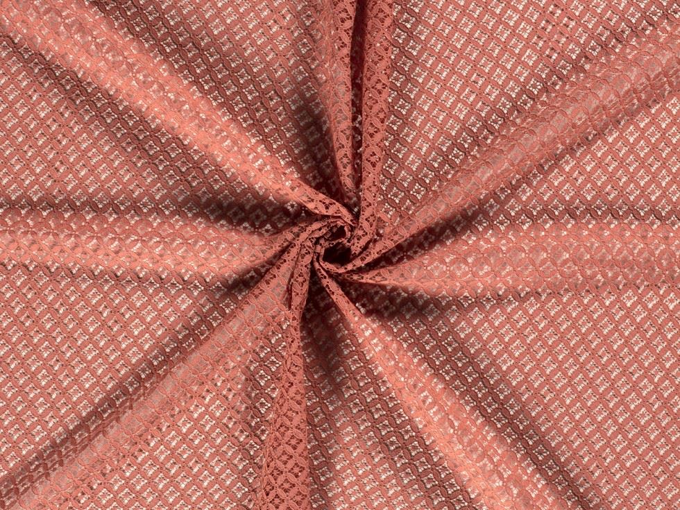 Cotton Lace Fabric Pink
 