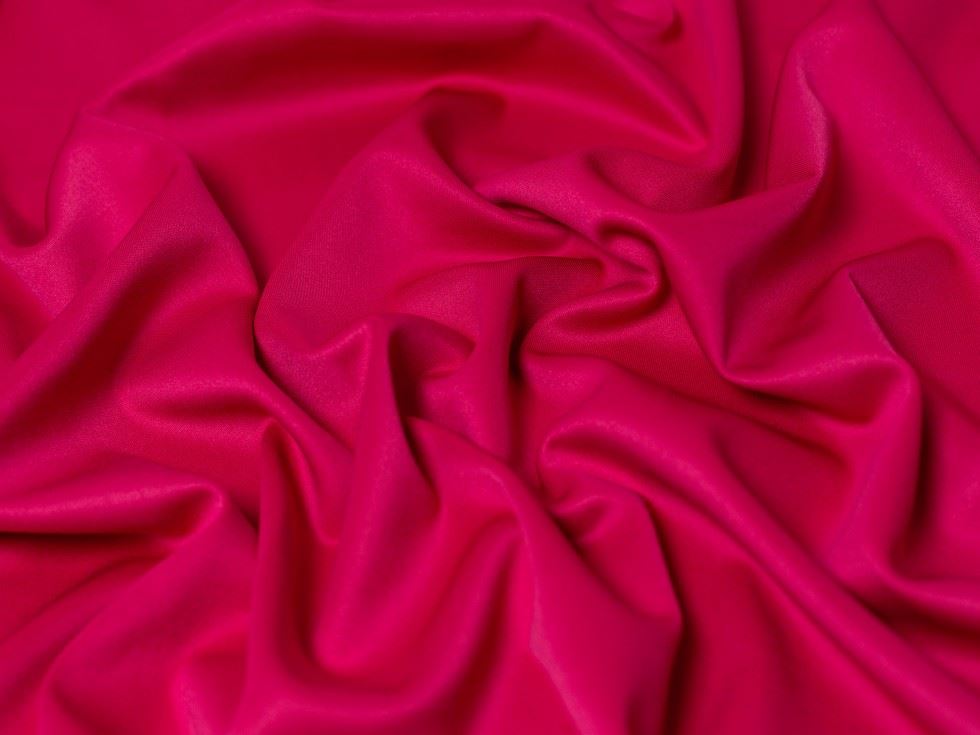Minerva Core Range Scuba Stretch Knit Fabric Cerise Pink
 
