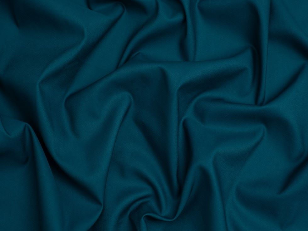 Cotton Sateen Fabric Teal
 