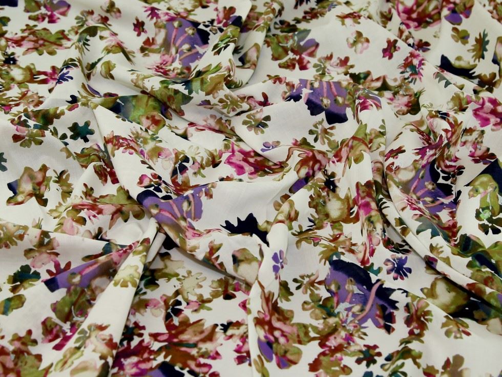 Cotton Voile Fabric Multicoloured
 
