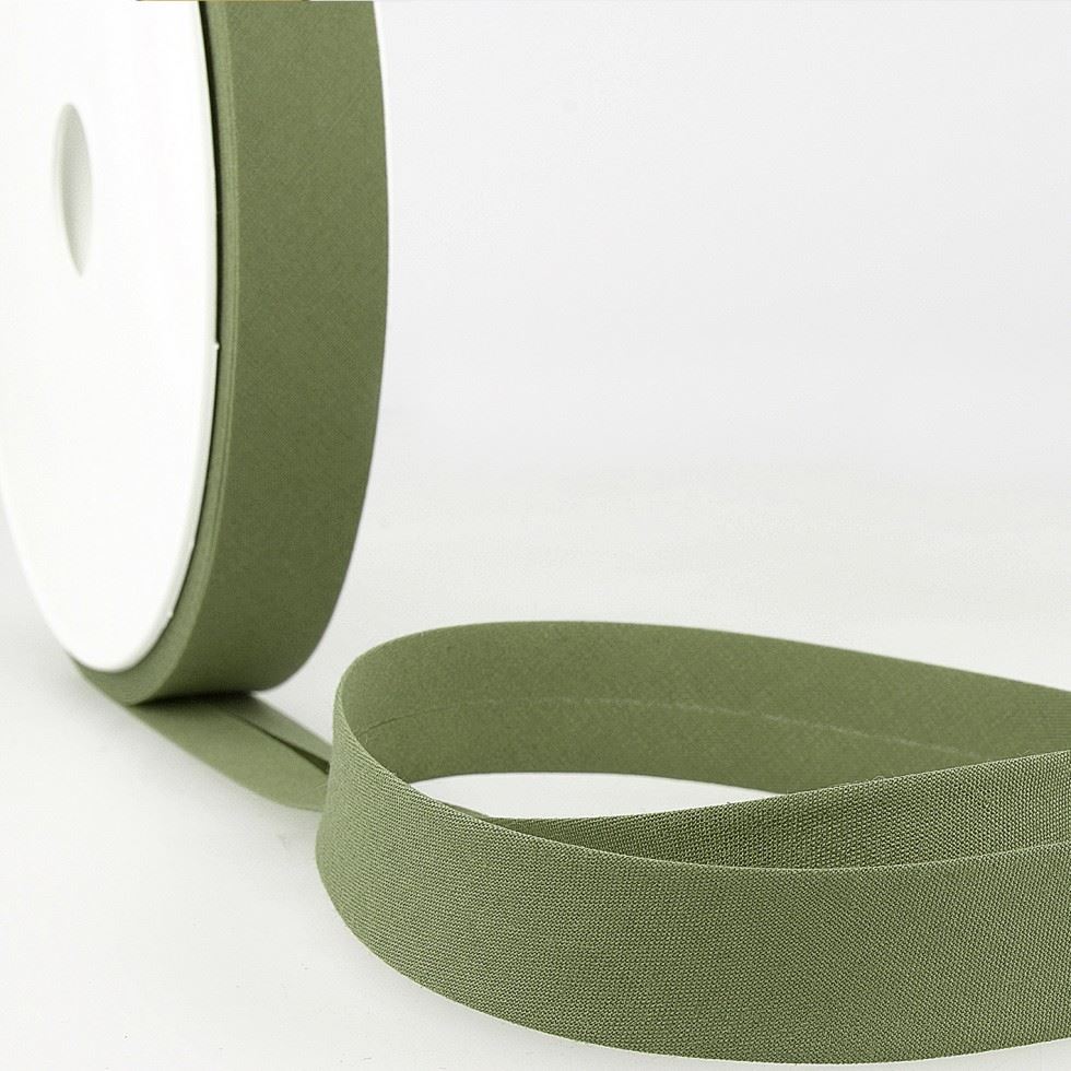 Stephanoise Polycotton Bias Binding Tape Soft Green
 
