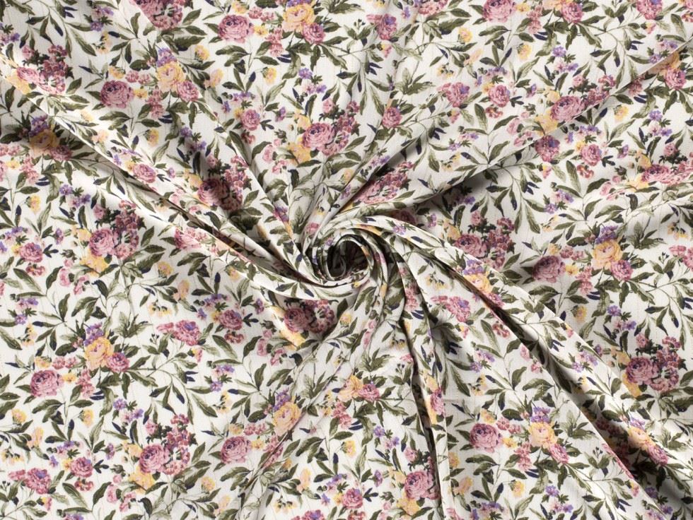 Lurex Sparkle Sheer Chiffon Fabric White