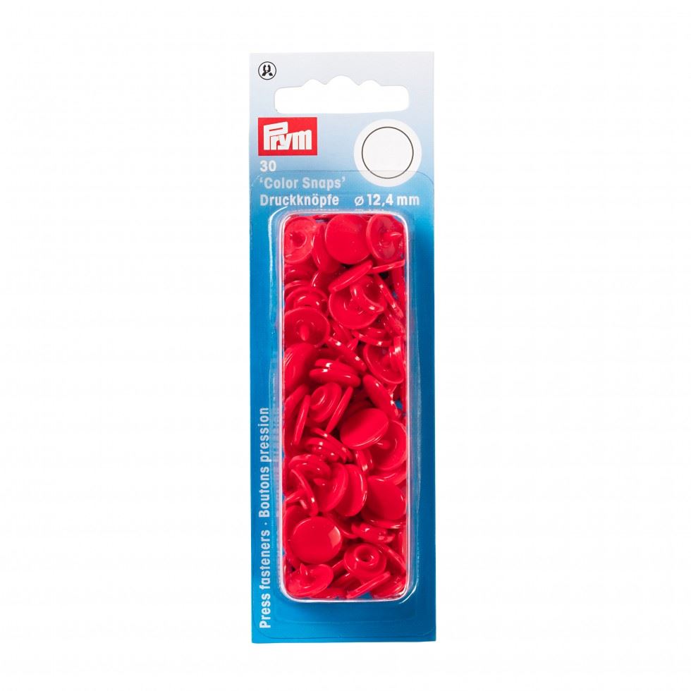 Prym Red Snaps Press Fasteners
