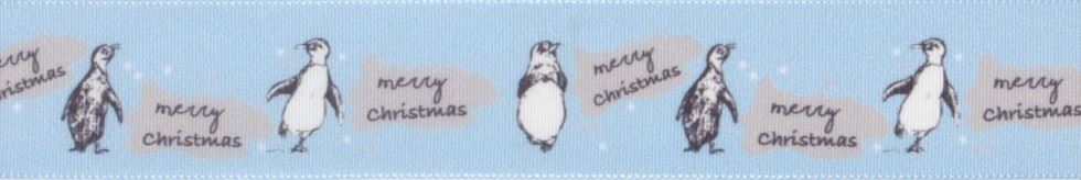 Penguin Ribbon (Value Roll) Blue
 
