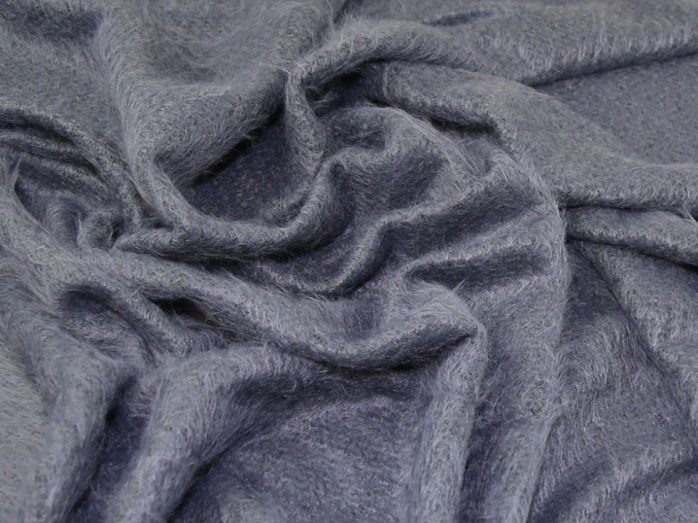Lady Mcelroy Graphite Mohair Faux Fur Fabric