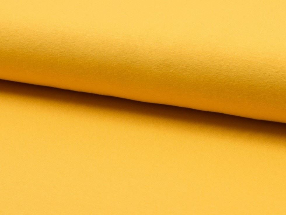 Deadstock Luxury Viscose Jersey Stretch Knit Fabric Yellow
 