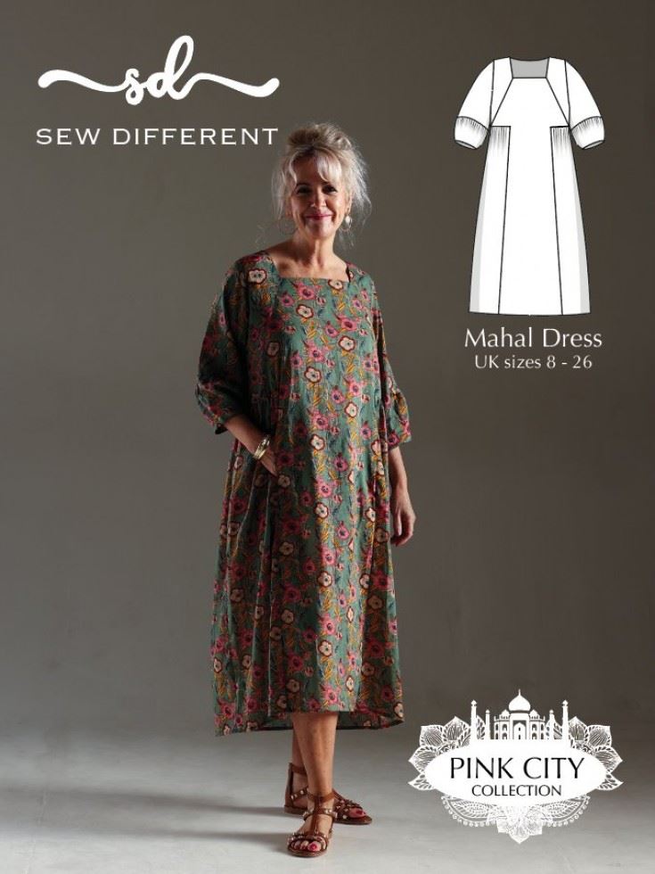 Sew Different Paper Sewing Pattern Mahal Dress
 