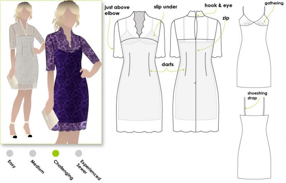 Style Arc Sewing Pattern Alisha Dress