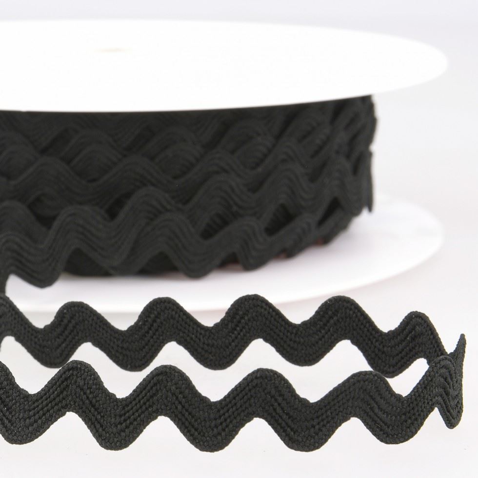 Stephanoise Ric Rac Trim Black