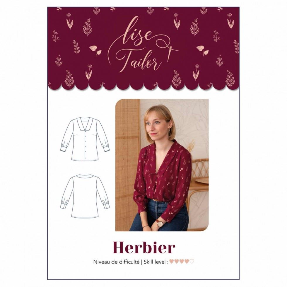 Lise Tailor Sewing Pattern Herbarium Herbier Blouse